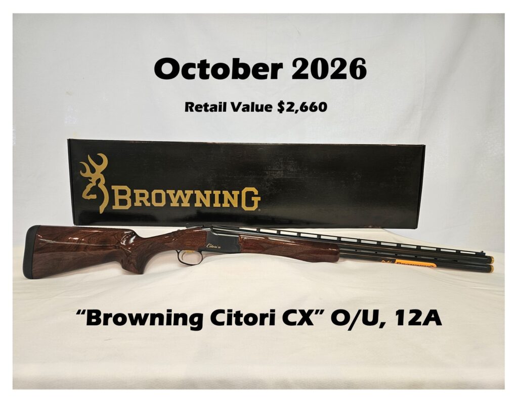 Browning Citori CX shotgun with packaging.
