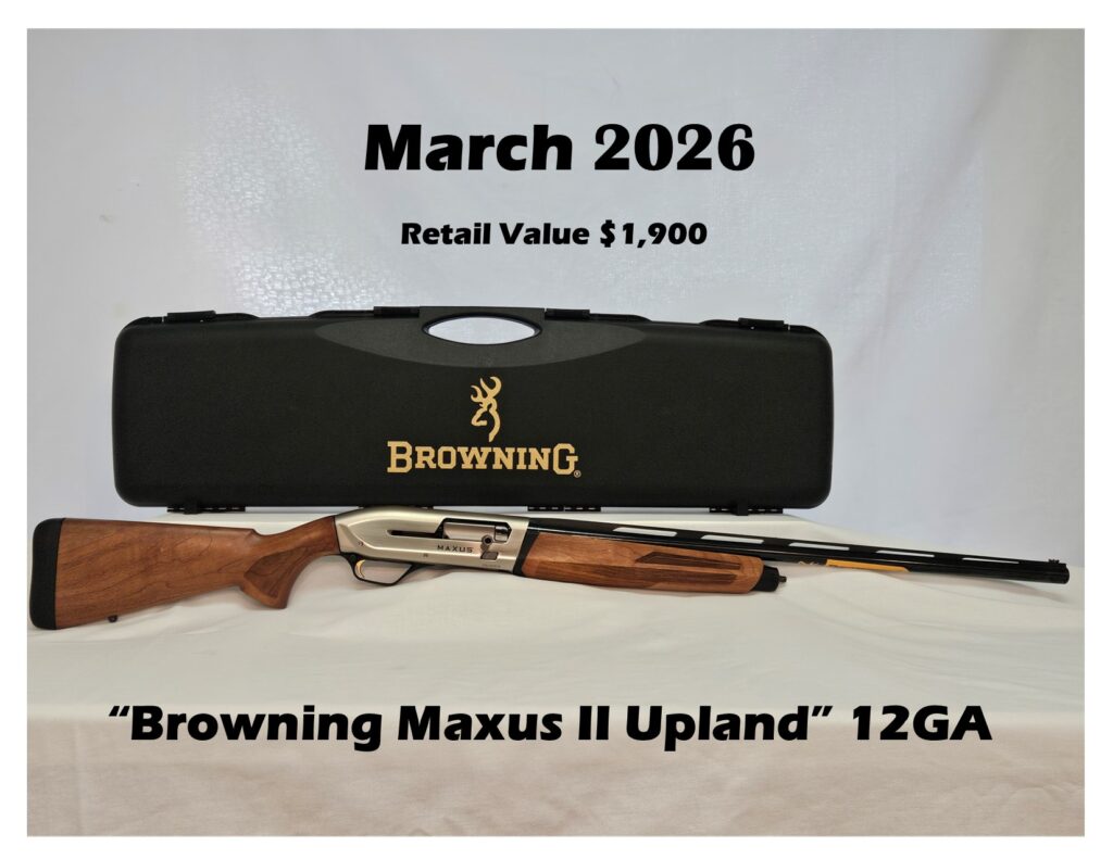 Browning Maxus II Upland shotgun with case.