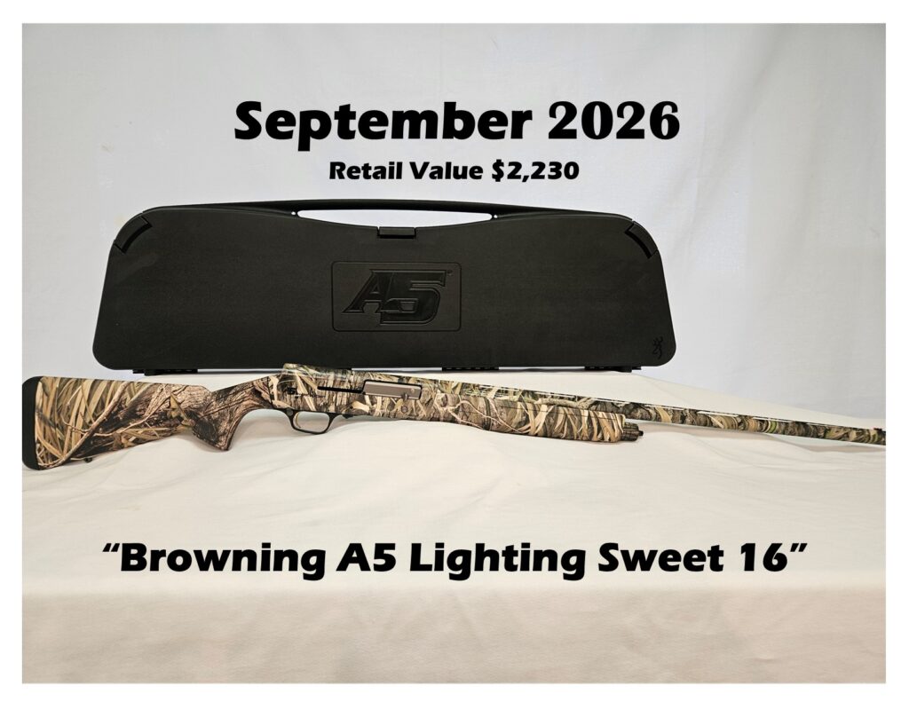 Browning A5 shotgun with camouflage pattern.